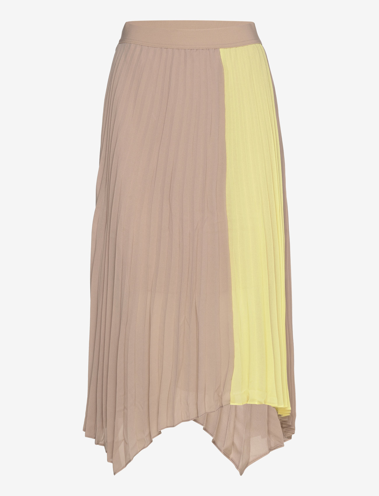 Dante6 - D6Faraway colourblock skirt - midi nederdele - dry sand - 1