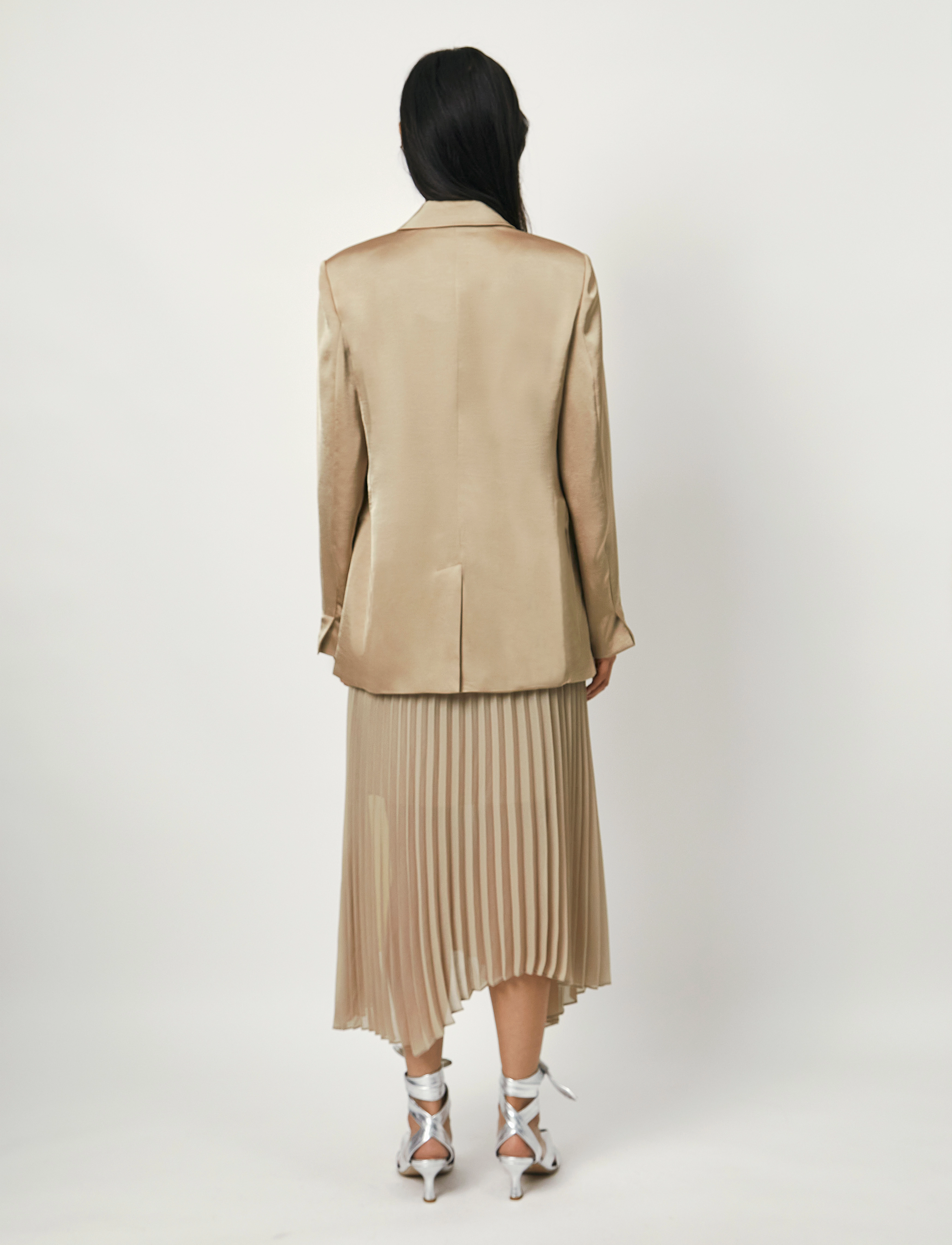 Dante6 - D6Faraway colourblock skirt - midi nederdele - dry sand - 4