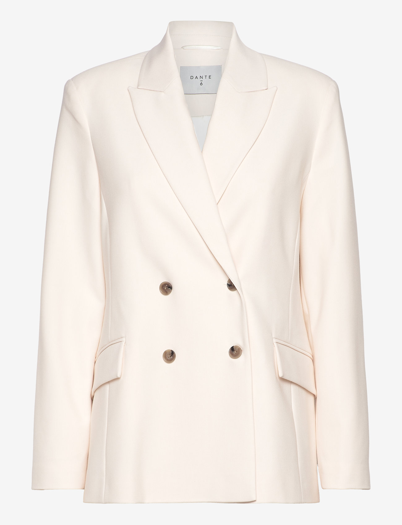 Dante6 - D6Lirio double breasted blazer - butter cream - 1