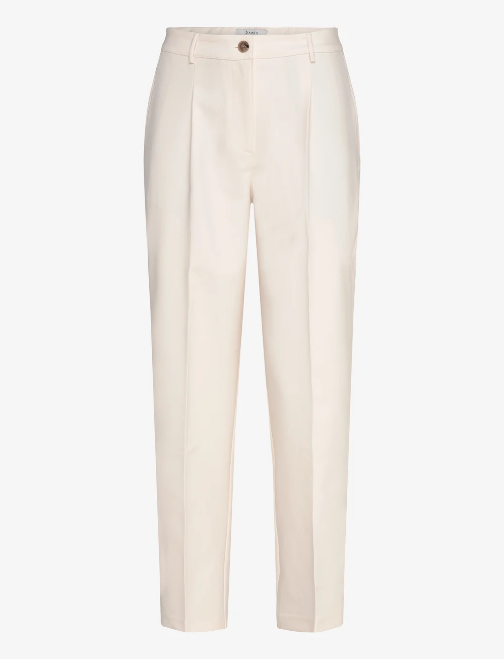 Dante6 - D6Heston straight crop pants - bukser med lige ben - butter cream - 1