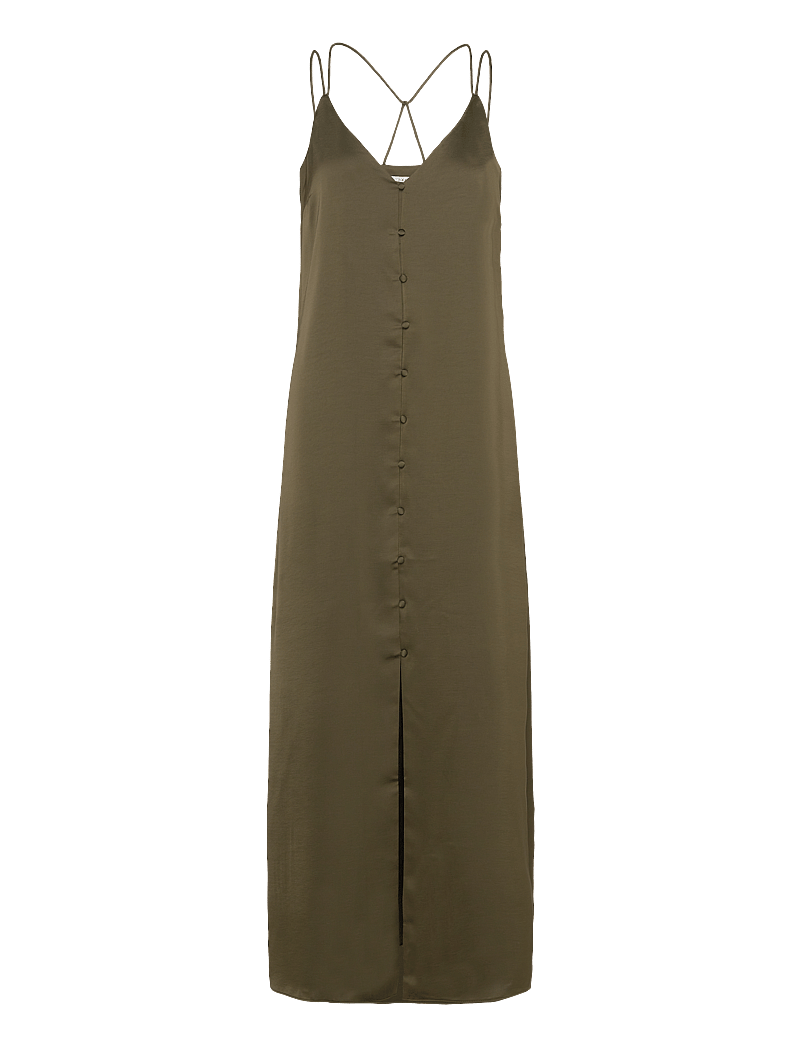 Dante6 - D6Loan satin dress - schlupfkleider - jungle leaf - 1