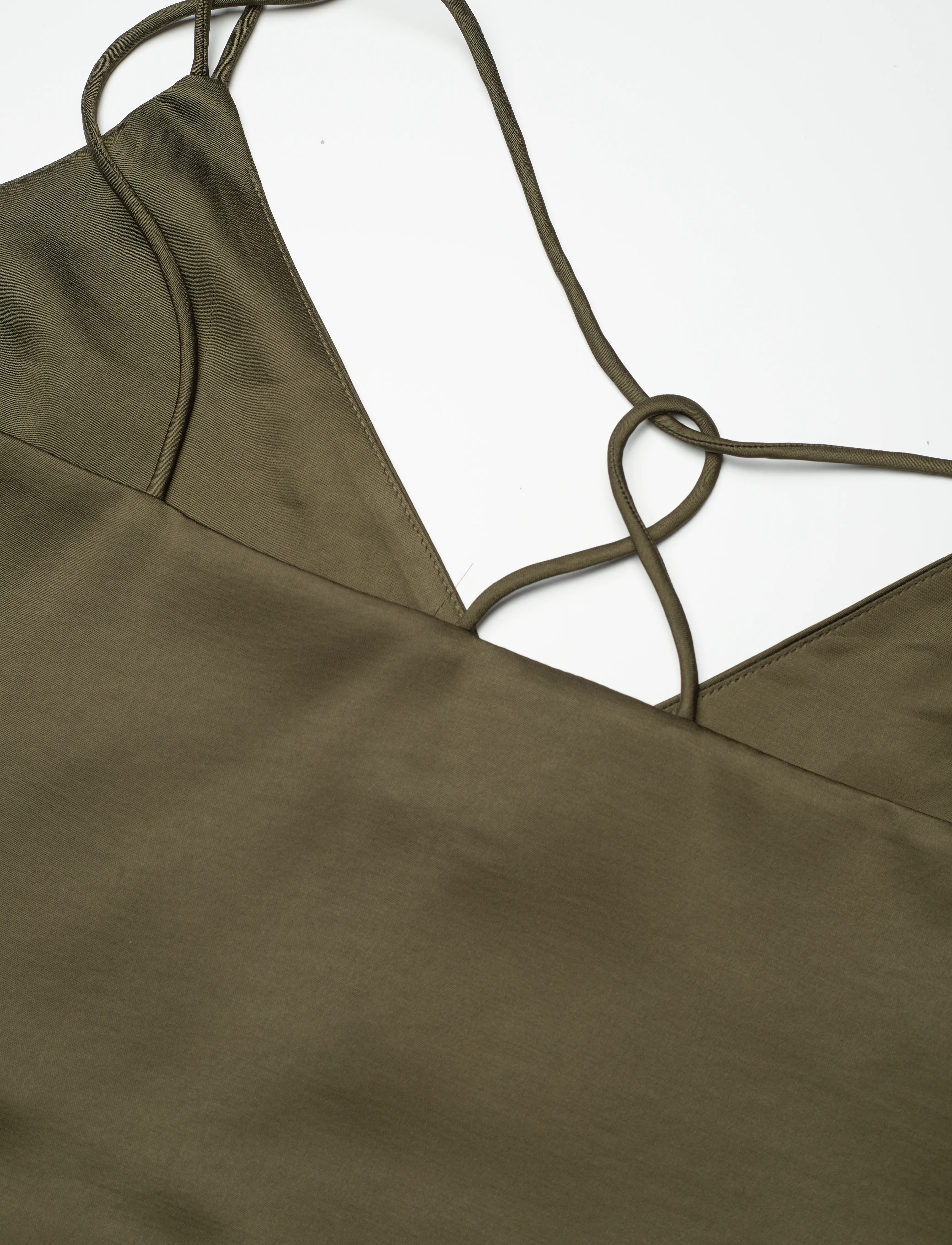 Dante6 - D6Loan satin dress - maxikjoler - jungle leaf - 3