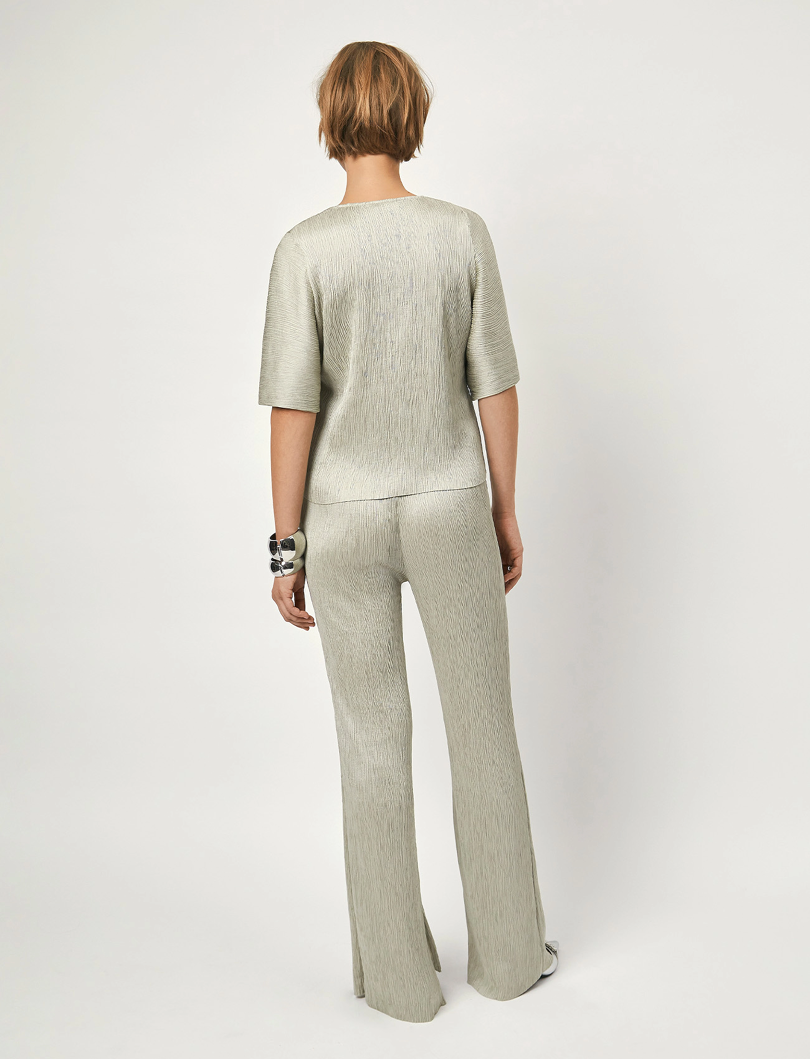 Dante6 - D6Chazelle pleated pants - bukser med lige ben - matcha - 4