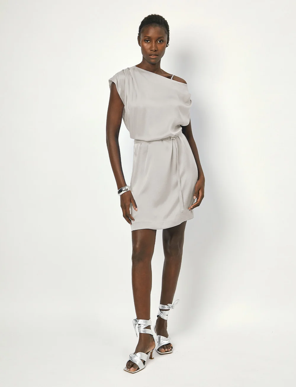 Dante6 D6grayson Satin Dress Short Dresses Boozt