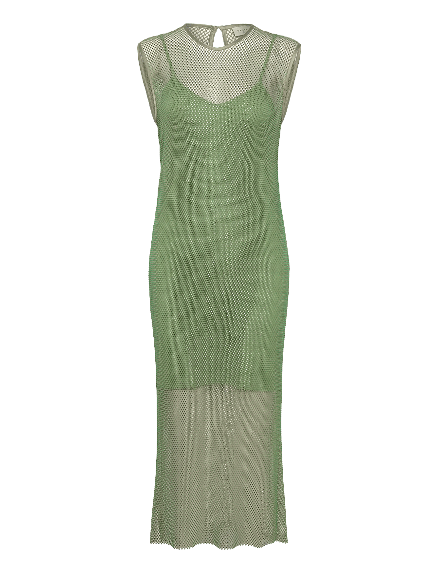 Dante6 - Dante6-Luna rhinestone dress - avondjurken - matcha - 0