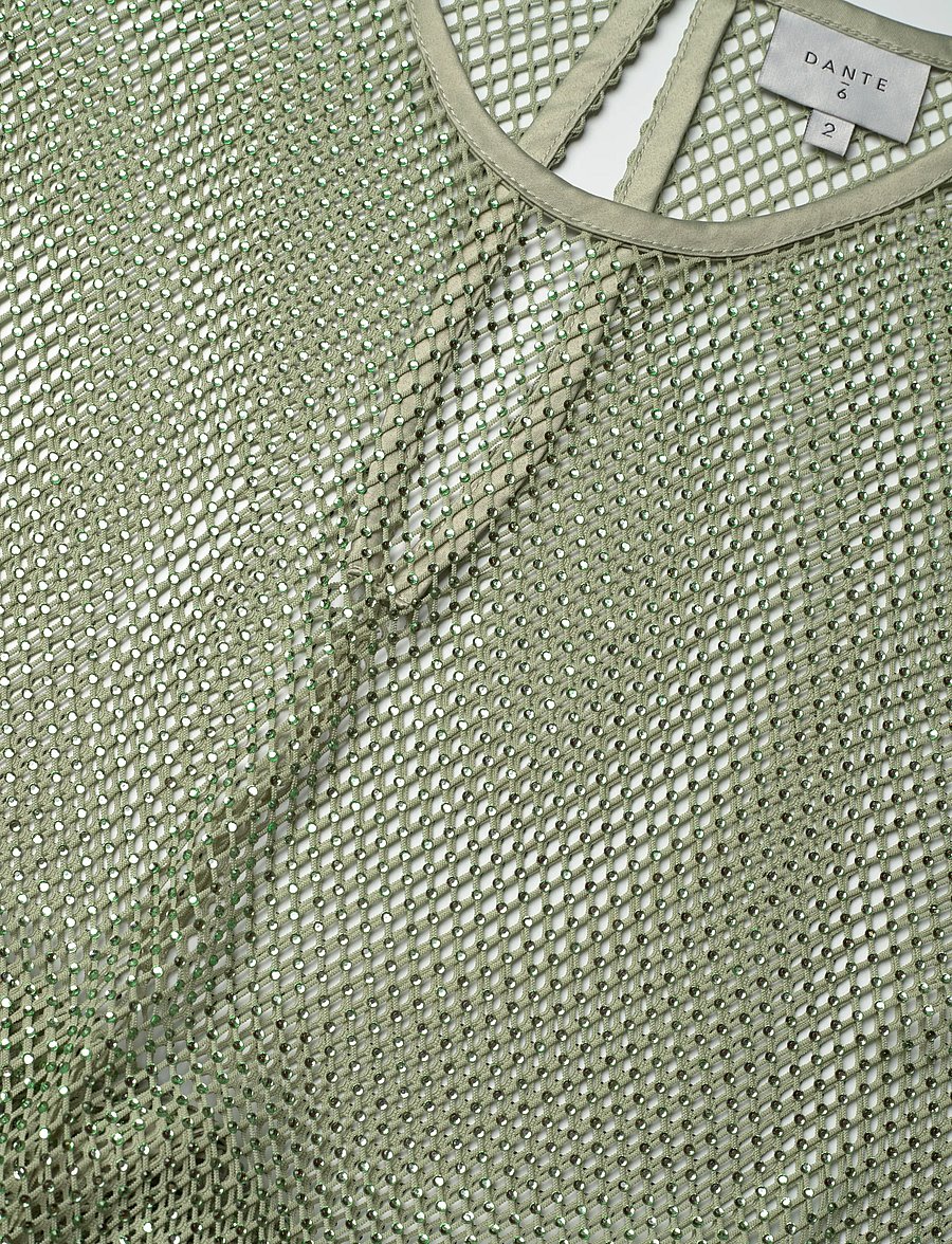 Dante6 - Dante6-Luna rhinestone dress - avondjurken - matcha - 3