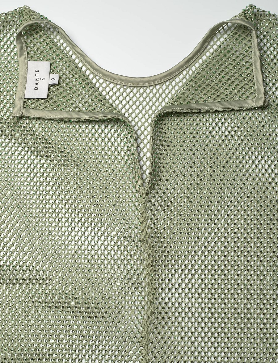 Dante6 - Dante6-Luna rhinestone dress - avondjurken - matcha - 4