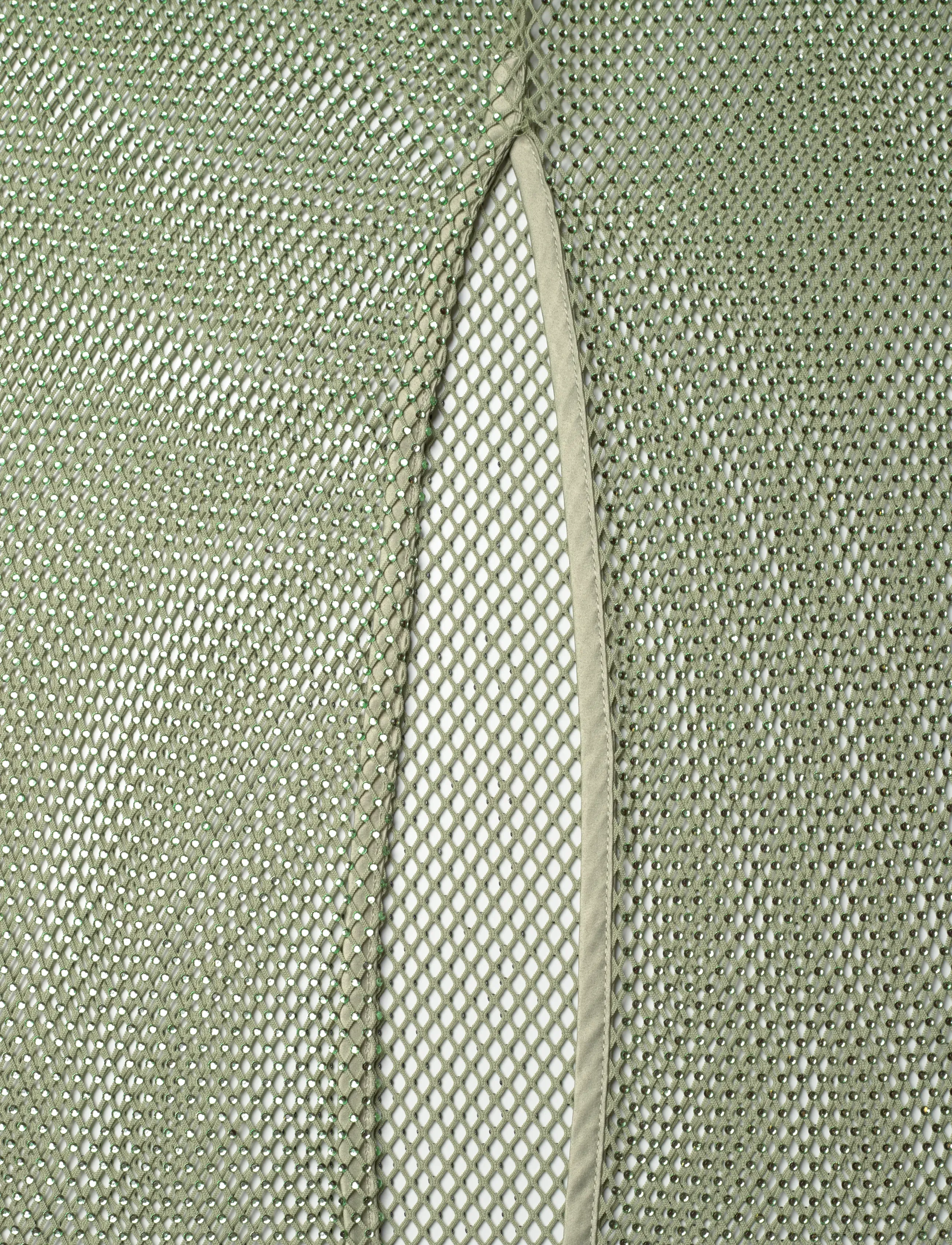 Dante6 - Dante6-Luna rhinestone dress - avondjurken - matcha - 5