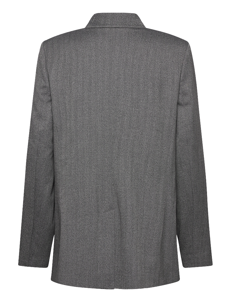 Dante6 - Ceto herringbone blazer - kahes joones nööpidega bleiserid - graphite - 2