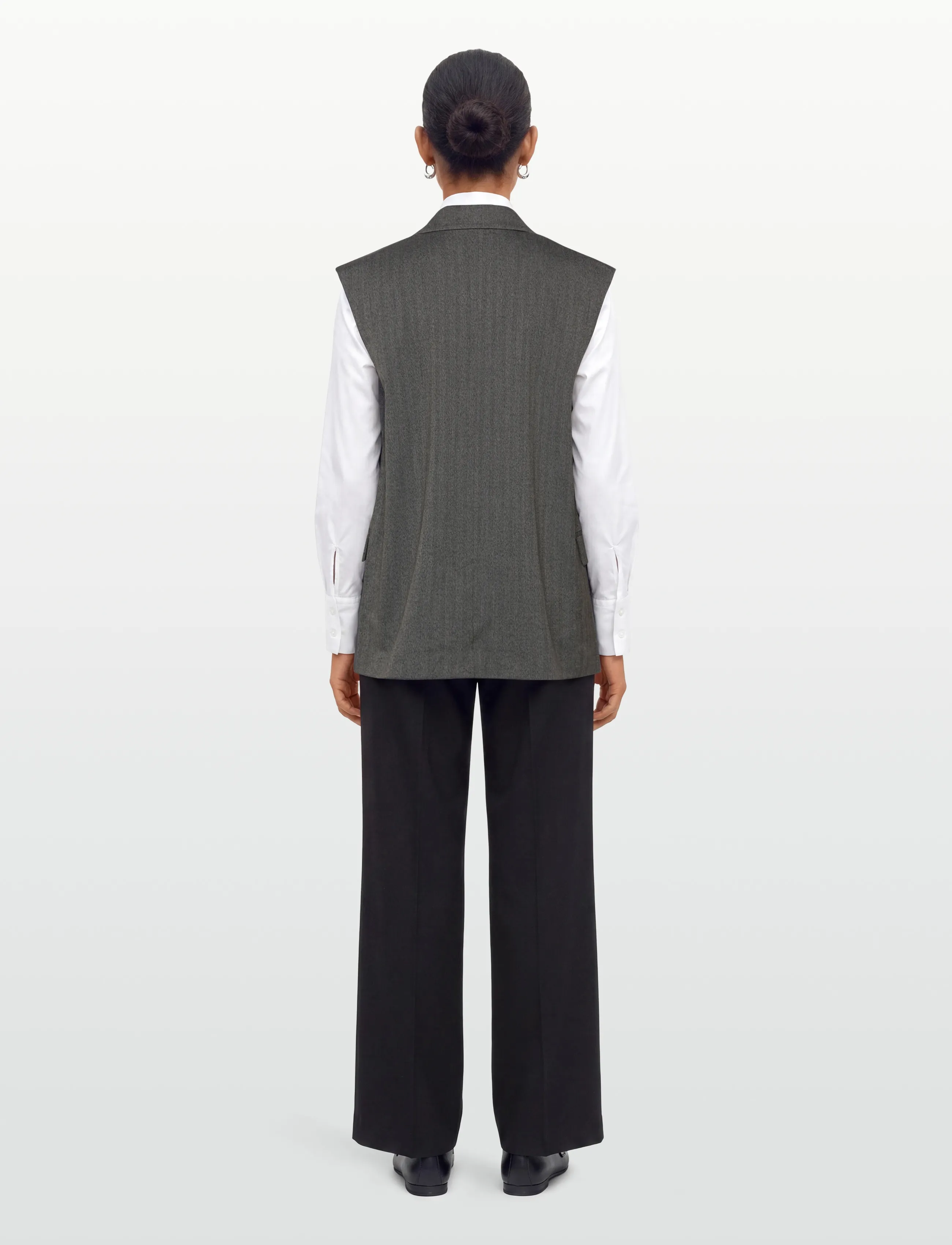 Dante6 - Dante6-Avenue herringbone waistcoat - Ærmeløse blazere - graphite - 4