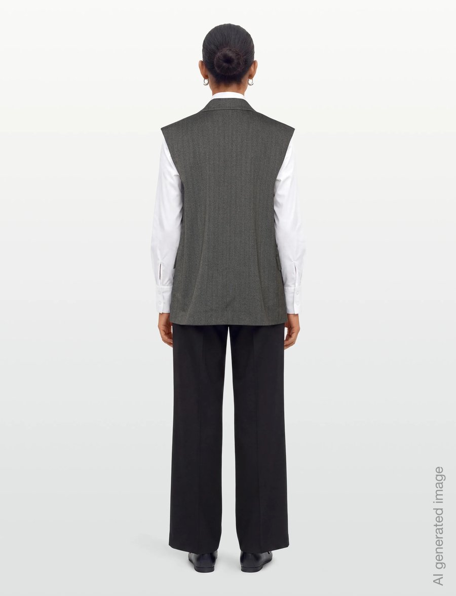 Dante6 - Dante6-Avenue herringbone waistcoat - veste - graphite - 4