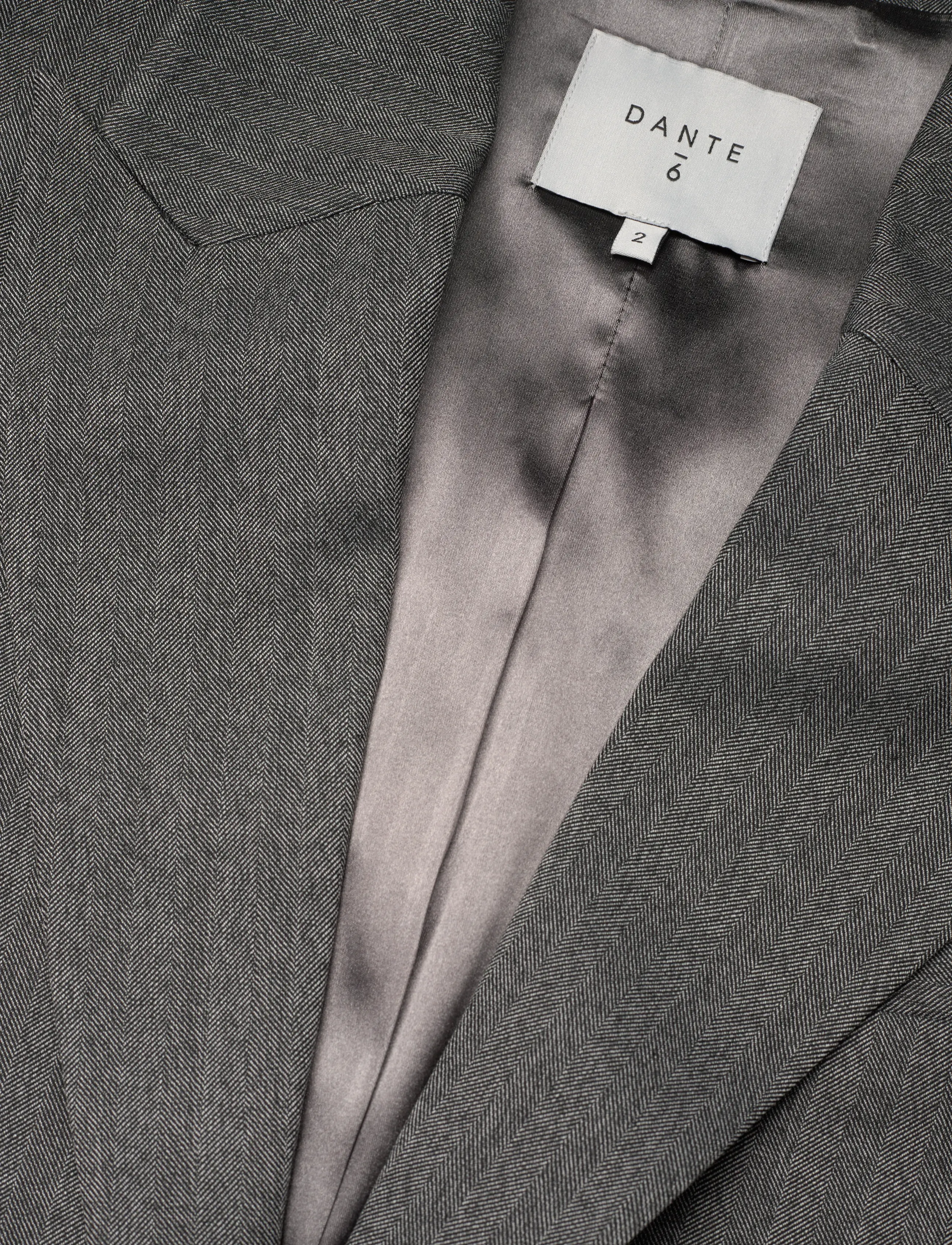 Dante6 - Dante6-Avenue herringbone waistcoat - veste - graphite - 2