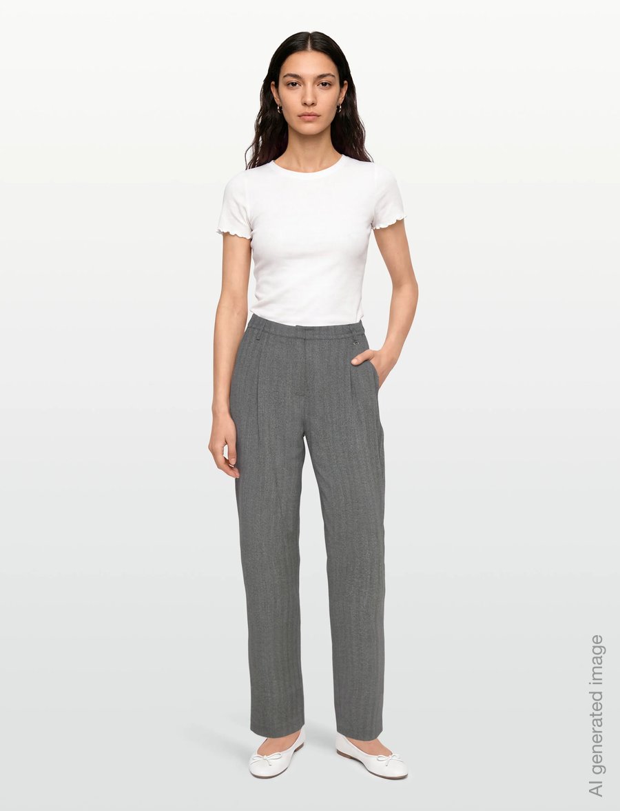 Dante6 - Dante6-Dean herringbone pants - anzugshosen - graphite - 0