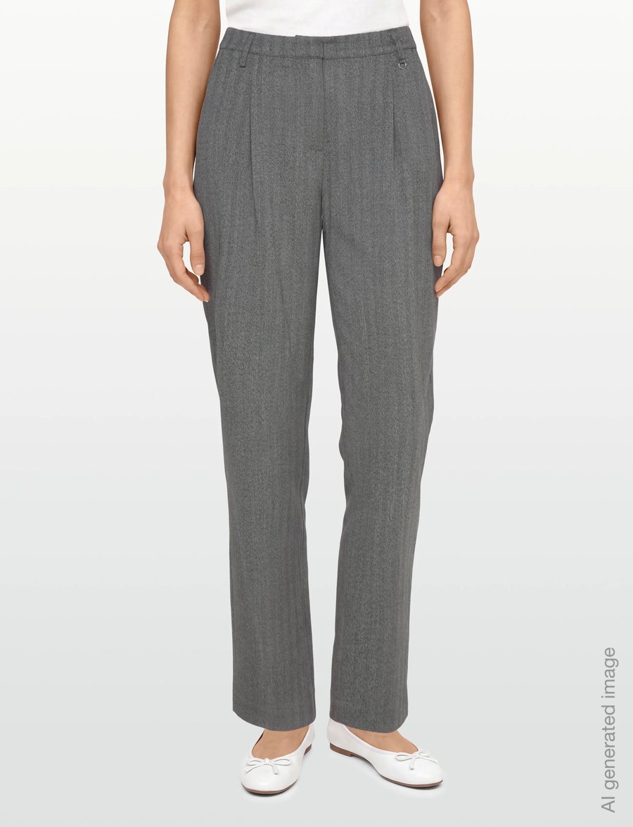 Dante6 - Dante6-Dean herringbone pants - anzugshosen - graphite - 3