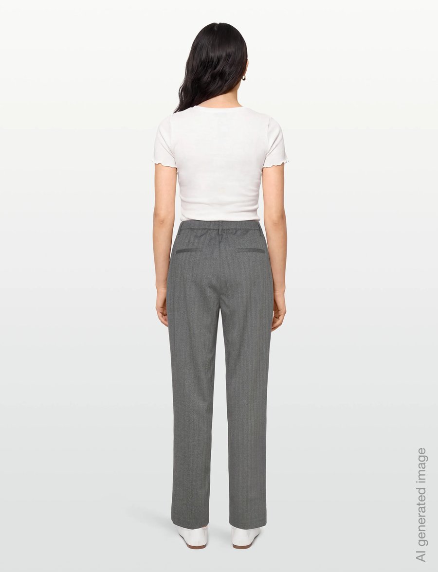 Dante6 - Dante6-Dean herringbone pants - anzugshosen - graphite - 4
