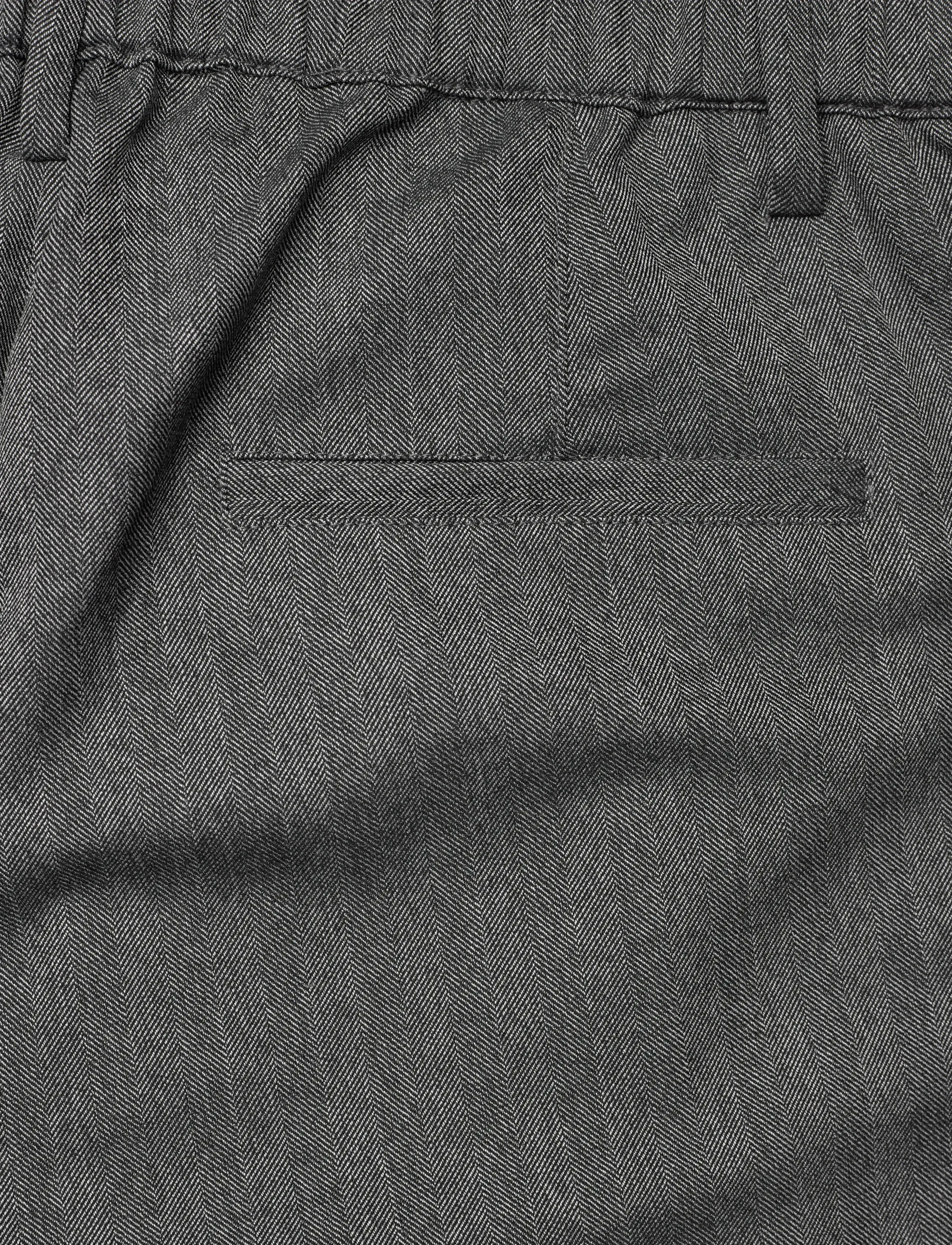 Dante6 - Dante6-Dean herringbone pants - tailored trousers - graphite - 4