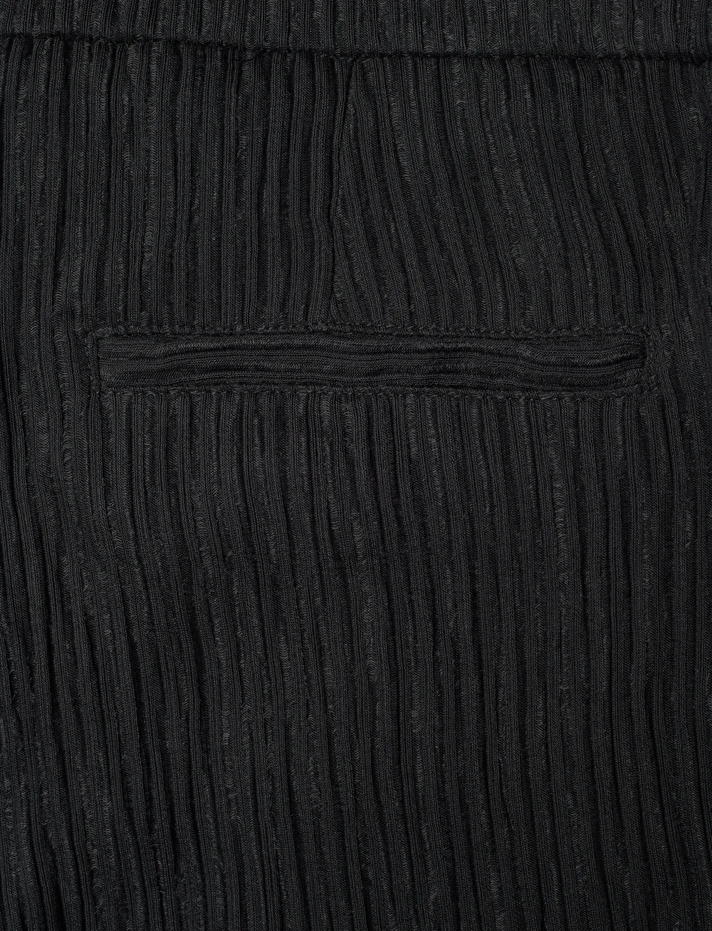 Dante6 - Lima wide leg pants - bukser med brede ben - raven - 5