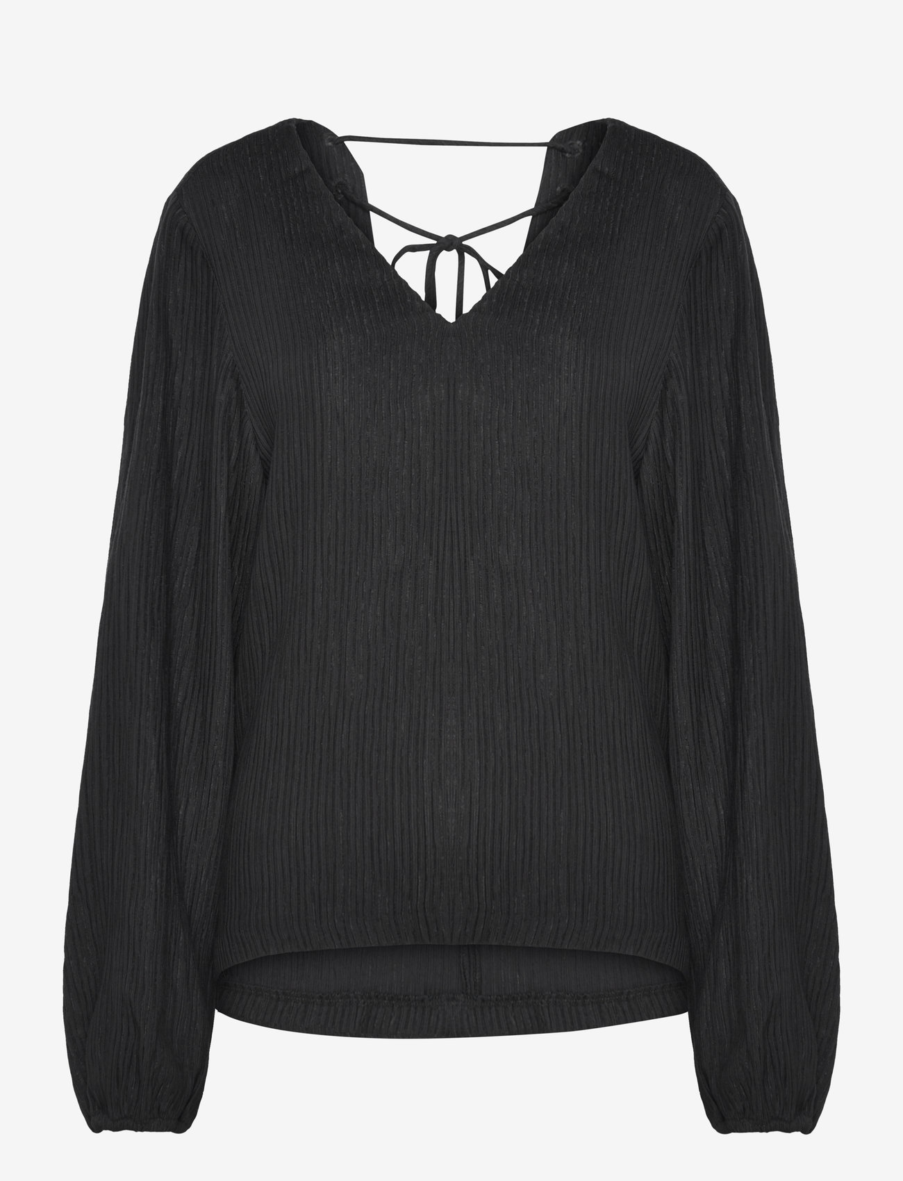 Dante6 - Stardom V-neck top - langærmede bluser - raven - 1