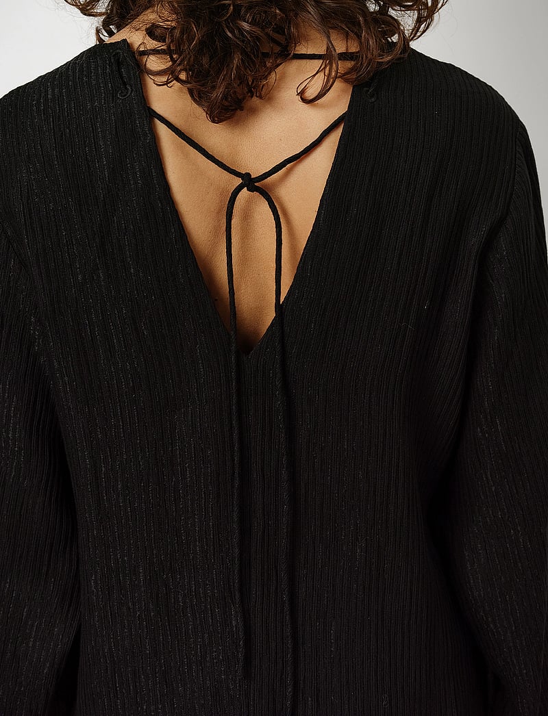 Dante6 - Stardom V-neck top - langærmede bluser - raven - 3