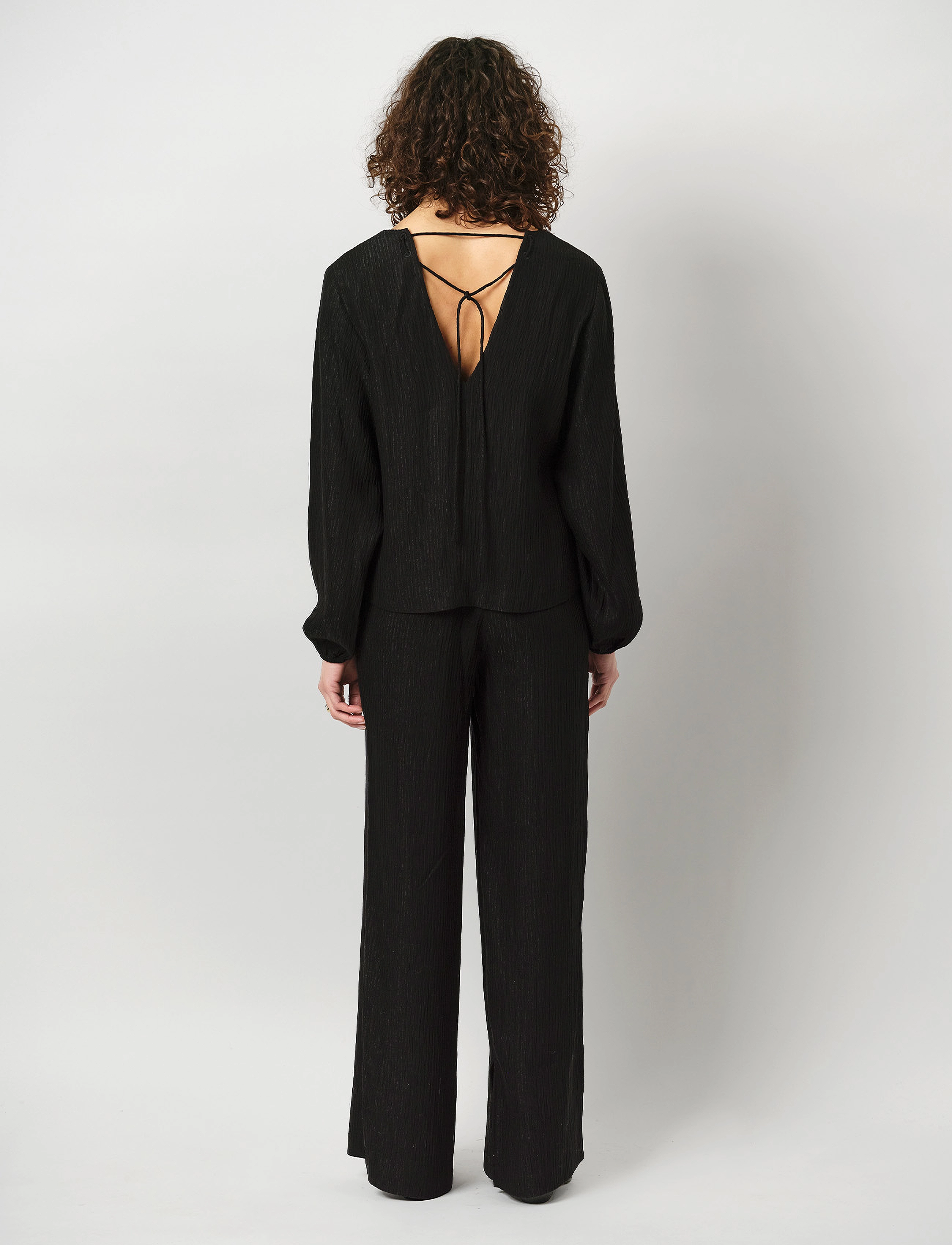 Dante6 - Dante6-Stardom V-neck top - langærmede bluser - raven - 4