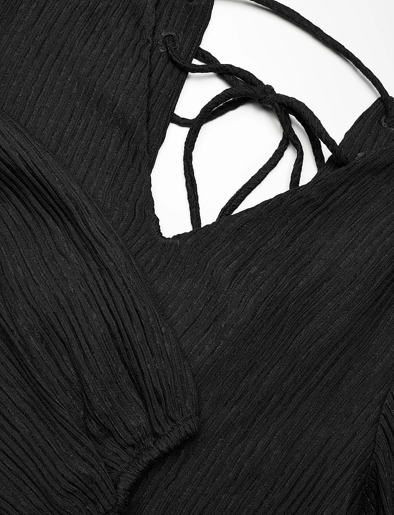 Dante6 - Stardom V-neck top - langærmede bluser - raven - 5