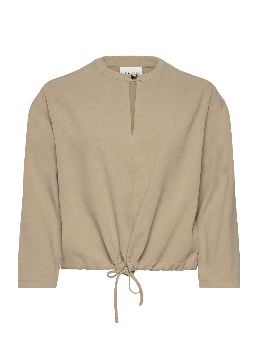 Dante6 - Dante6-Thorn drawstring cord top - langärmlige tops - swamp green - 0