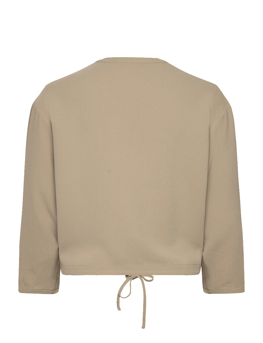 Dante6 - Dante6-Thorn drawstring cord top - langärmlige tops - swamp green - 1