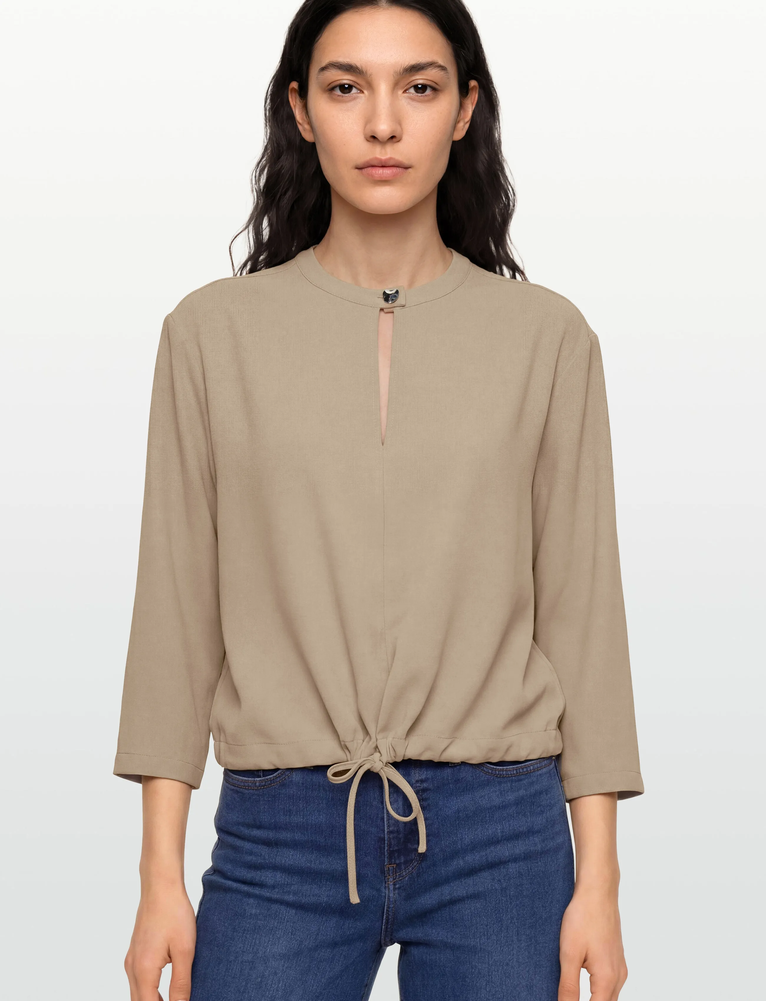 Dante6 - Dante6-Thorn drawstring cord top - langærmede toppe - swamp green - 3