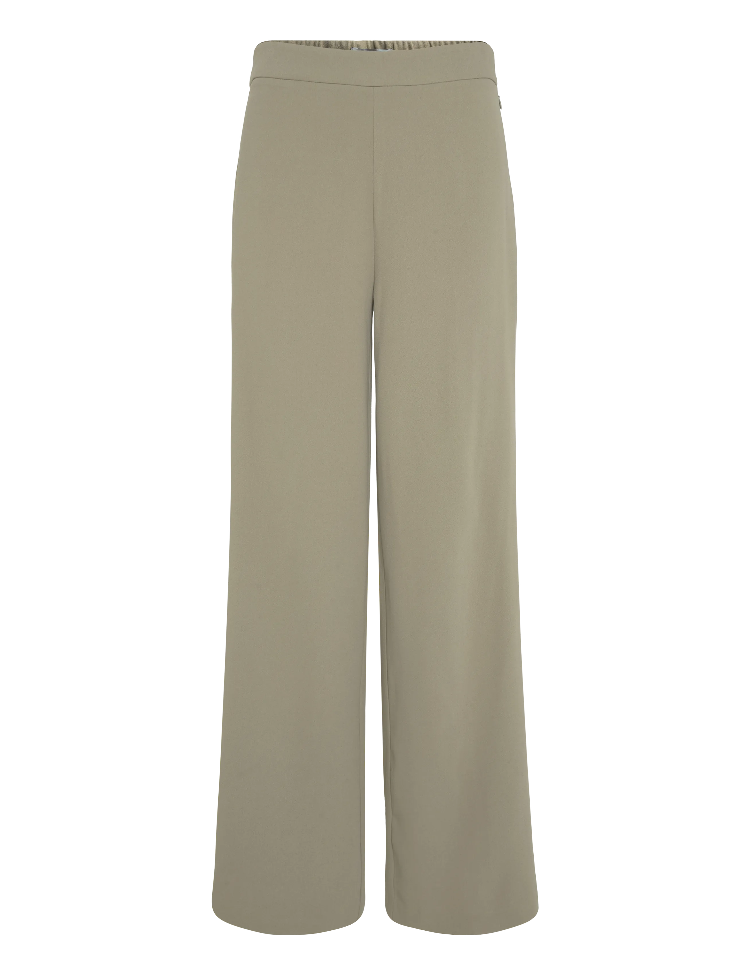 Dante6 Dante6-Lucas wide leg pants - Trousers - SWAMP GREEN / khaki/green