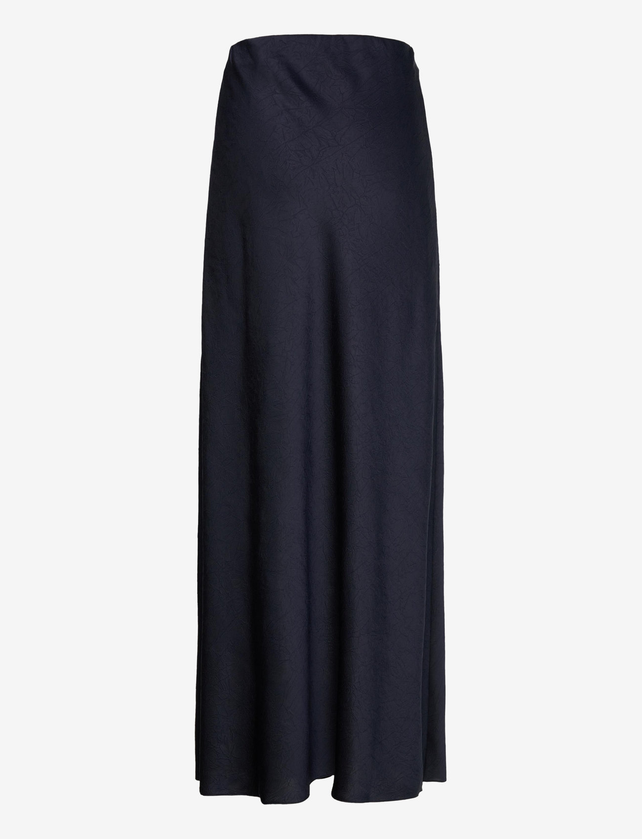 Dante6 - Ywa creased satin maxi skirt - satinkjolar - nocturnal blue - 2