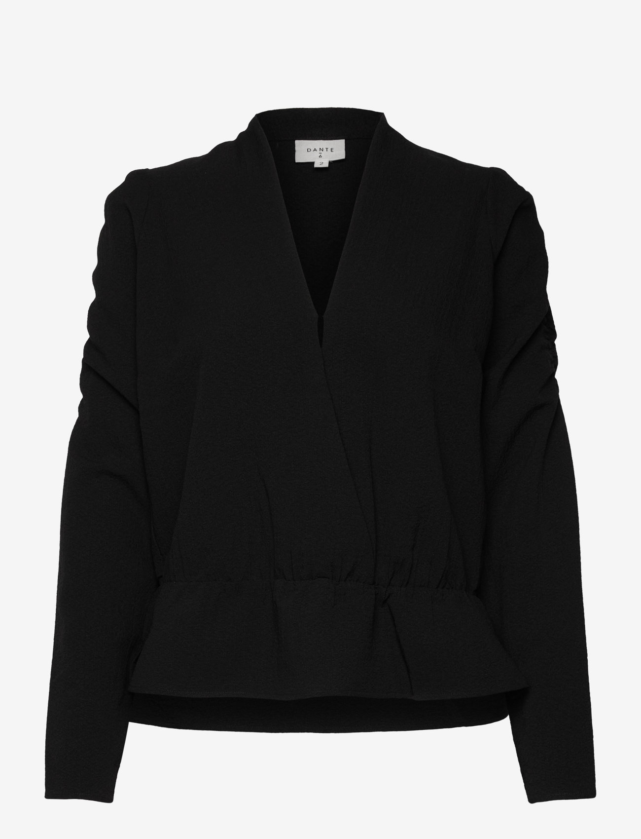 Dante6 - Trinity pleated top - langärmlige blusen - raven - 0