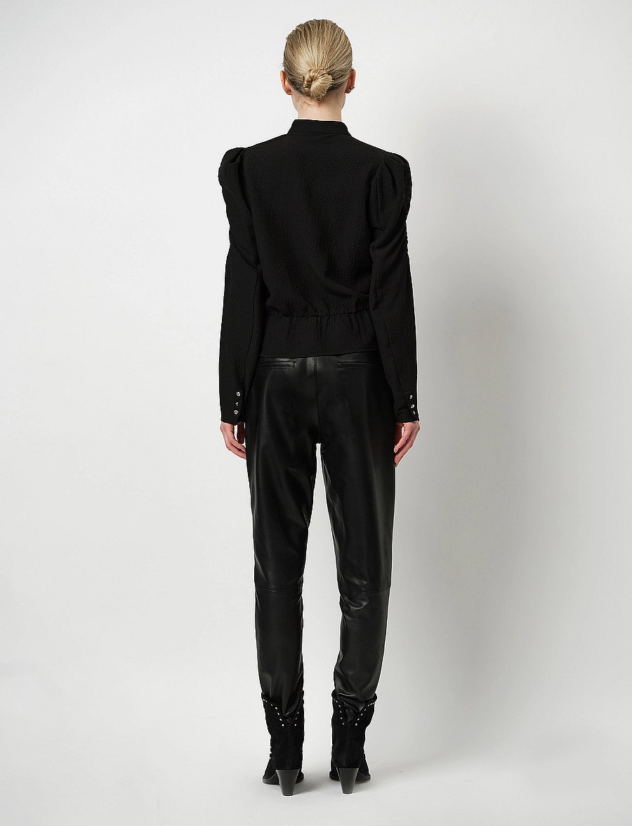 Dante6 - Trinity pleated top - raven - 4
