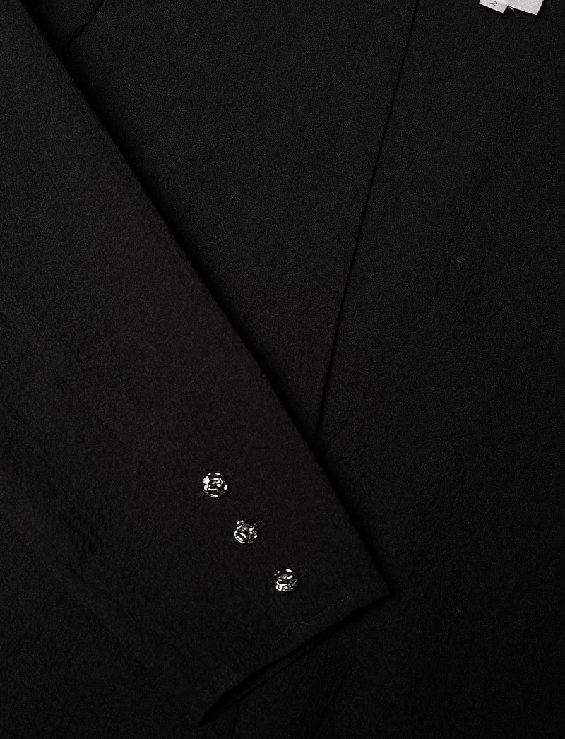 Dante6 - Trinity pleated top - långärmade blusar - raven - 5