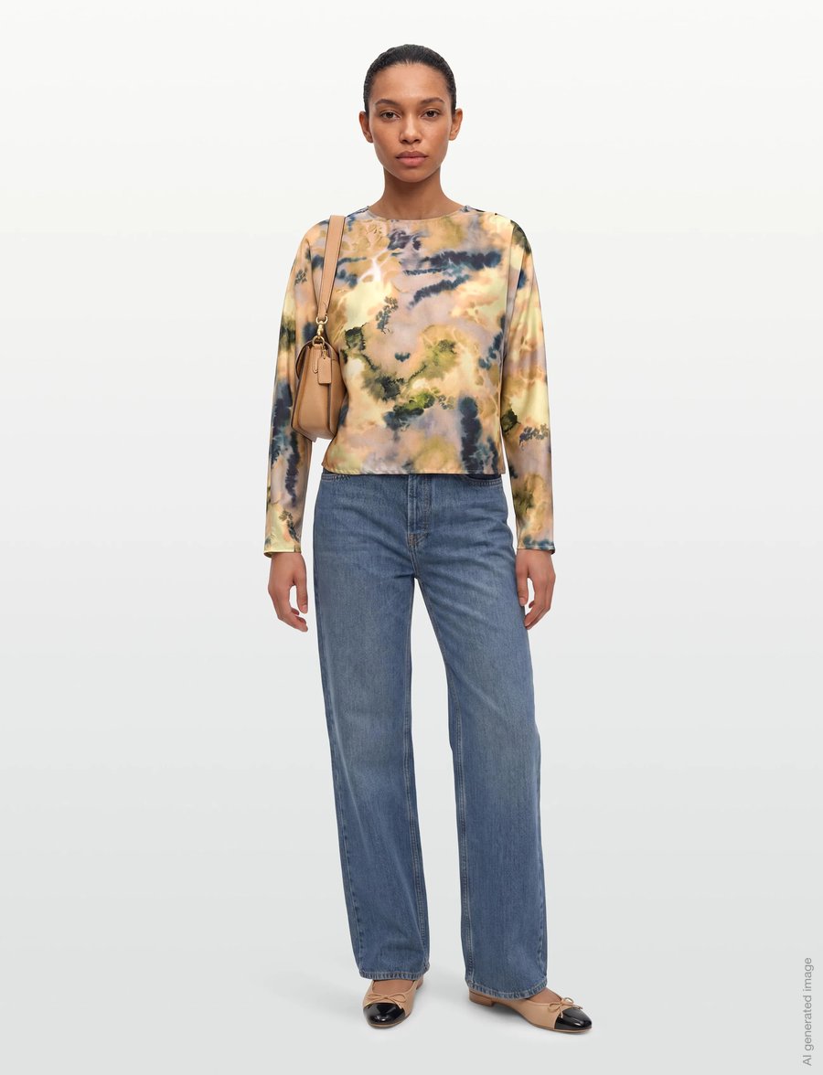 Dante6 - Dante6-Danis printed top - langærmede bluser - multicolour - 0