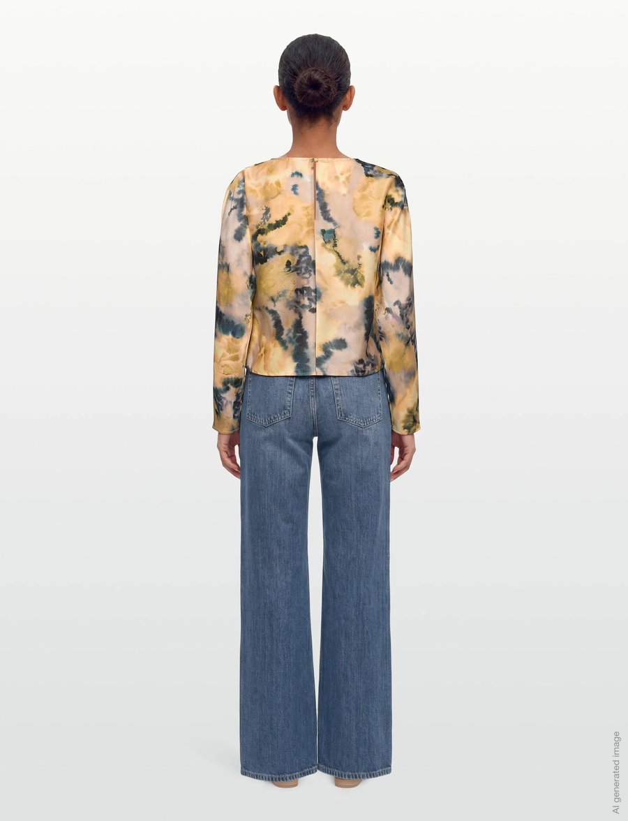 Dante6 - Dante6-Danis printed top - langærmede bluser - multicolour - 4