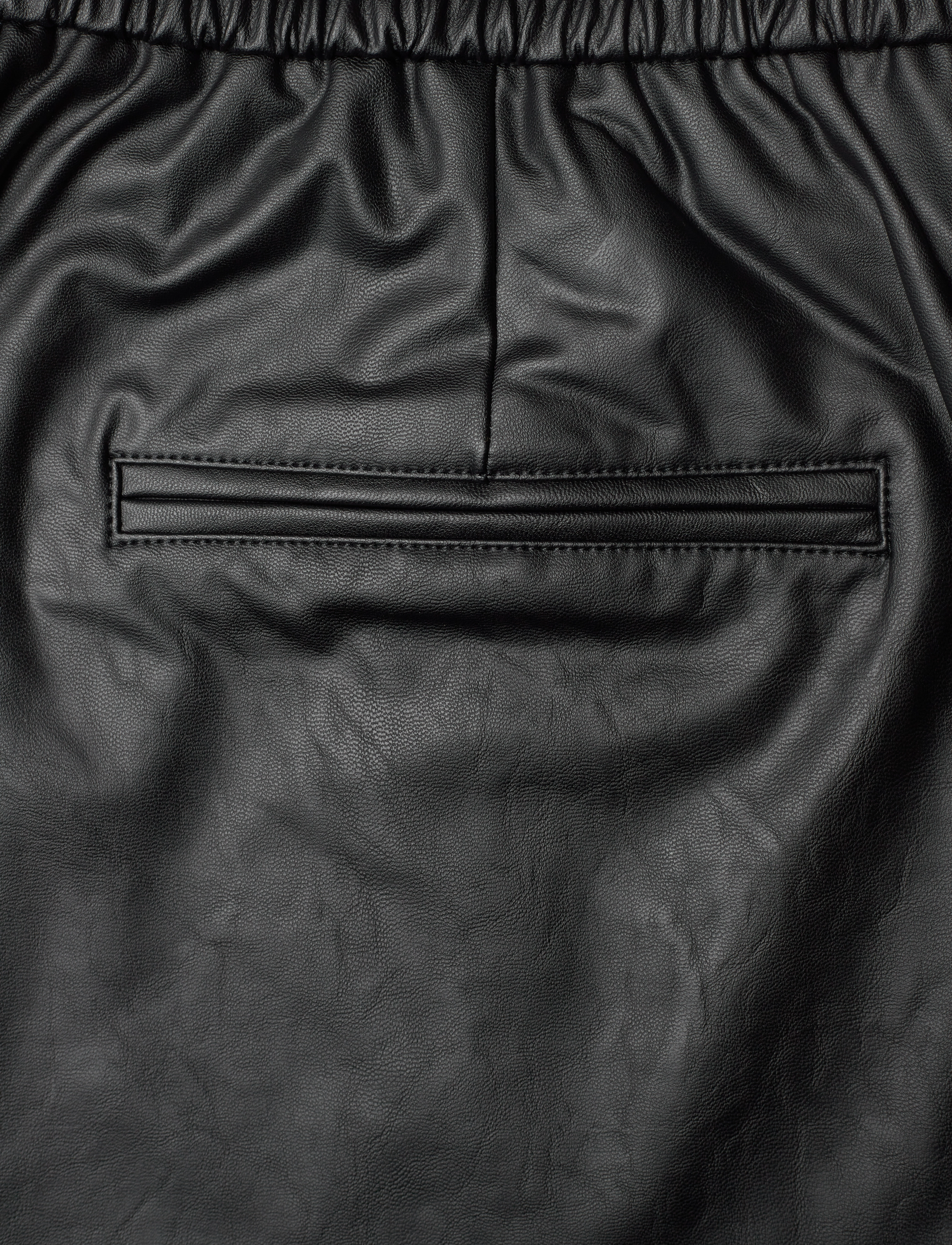 Dante6 - Geza faux leather chino - lederhosen - raven - 5