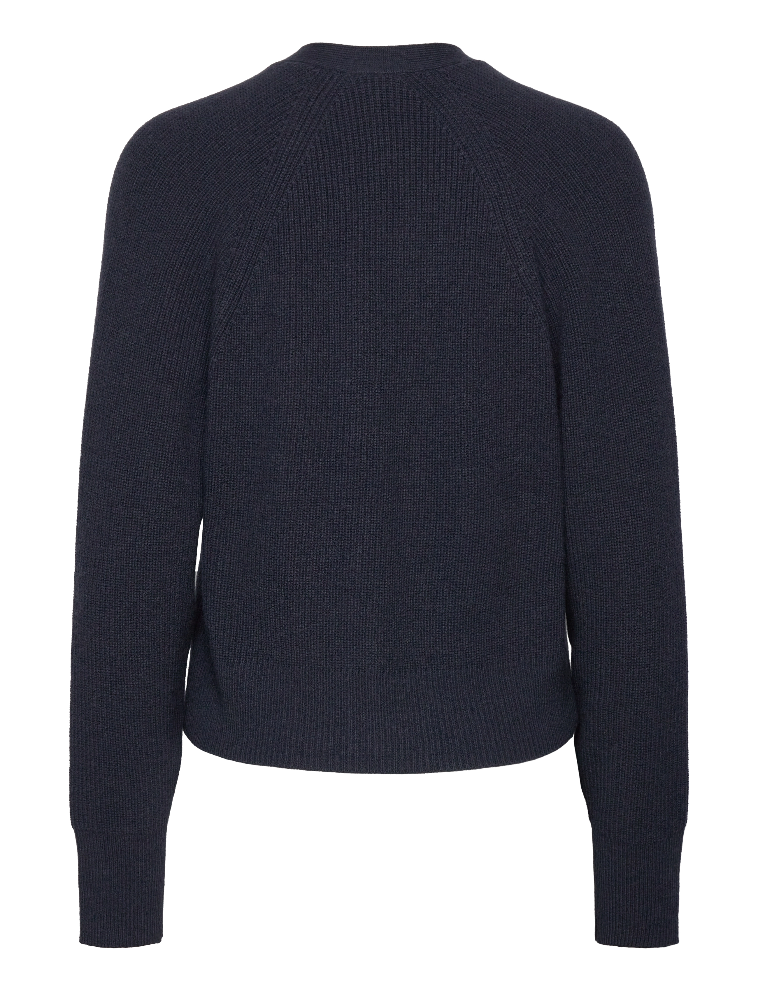 Dante6 - Kyle cropped rib cardigan - nocturnal blue - 2
