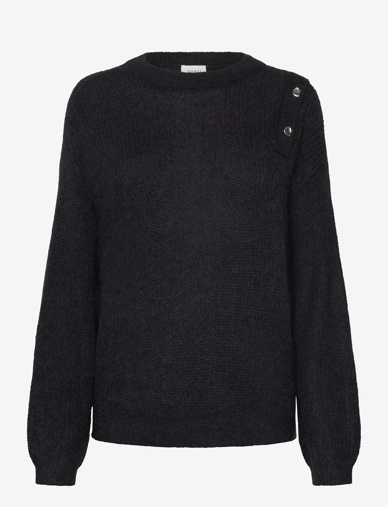 Dante6 - Bruni fancy button sweater - raven - 0
