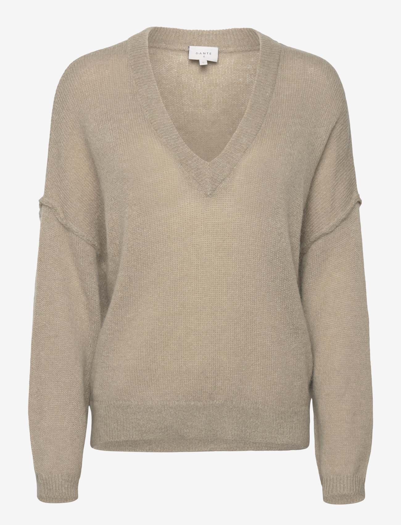 Dante6 - Ulan V-neck sweater - swamp green - 1