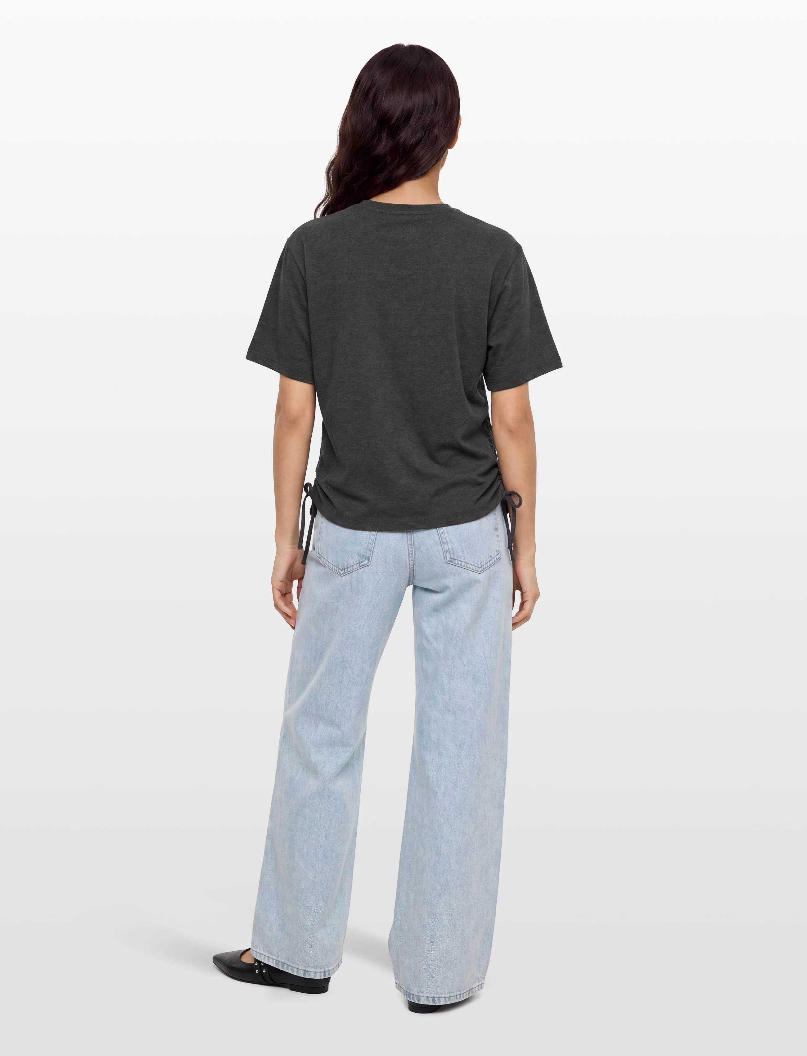 Dante6 - Dante6-Luxor pearl embellished tee - t-shirts - dark heather grey - 4