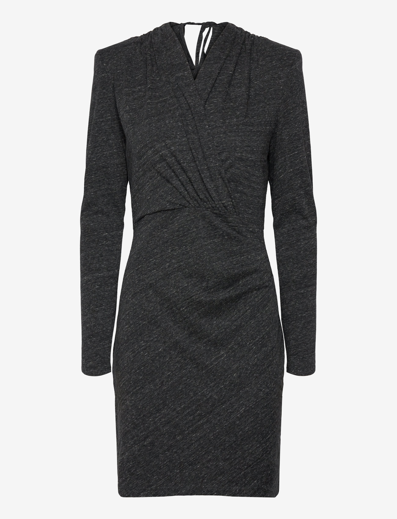 Dante6 - Faeza crossover mini dress - festkjoler - graphite - 1