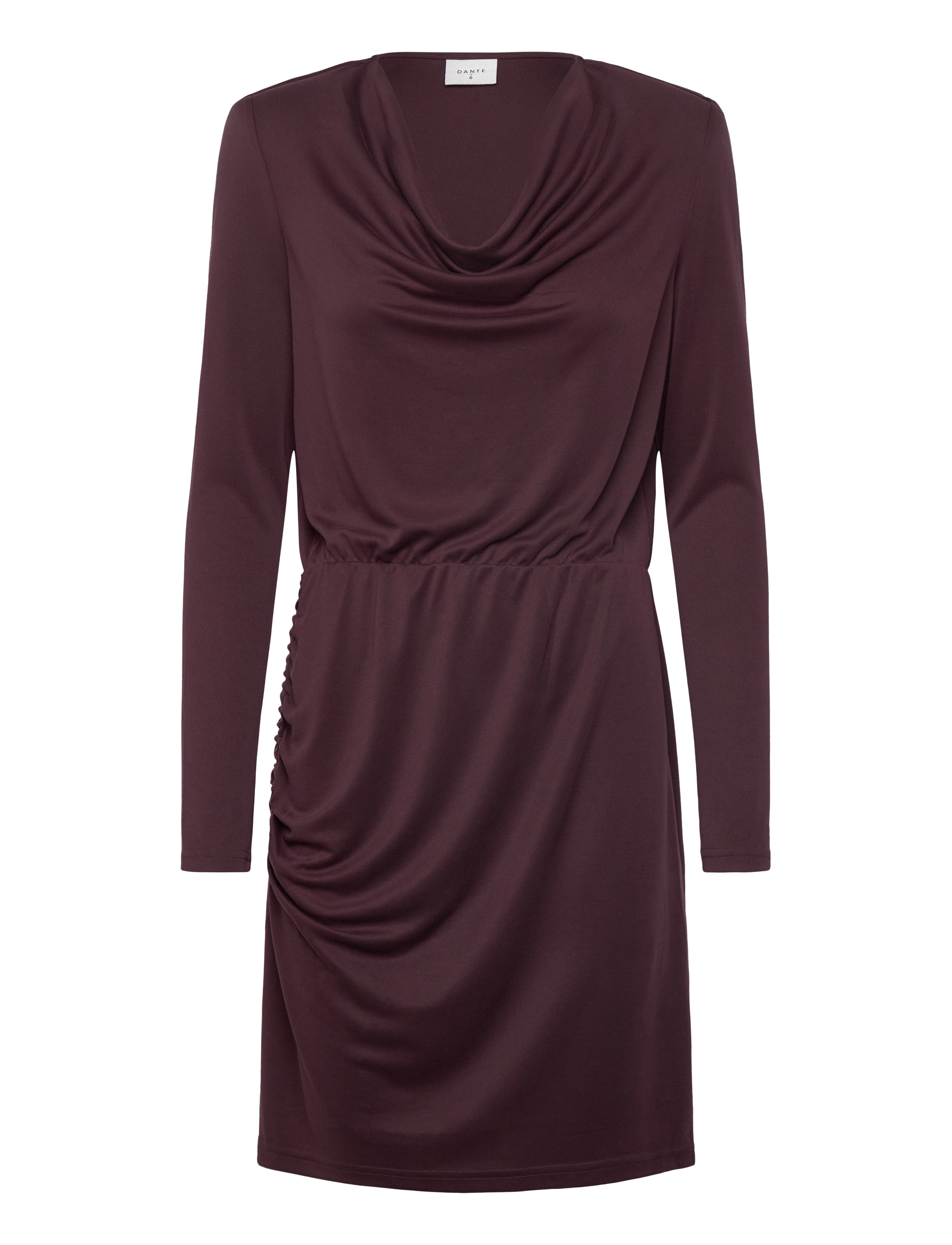 Dante6 Orion jersey mini dress - Dante6 - BORDEAUX PLUM / burgundy