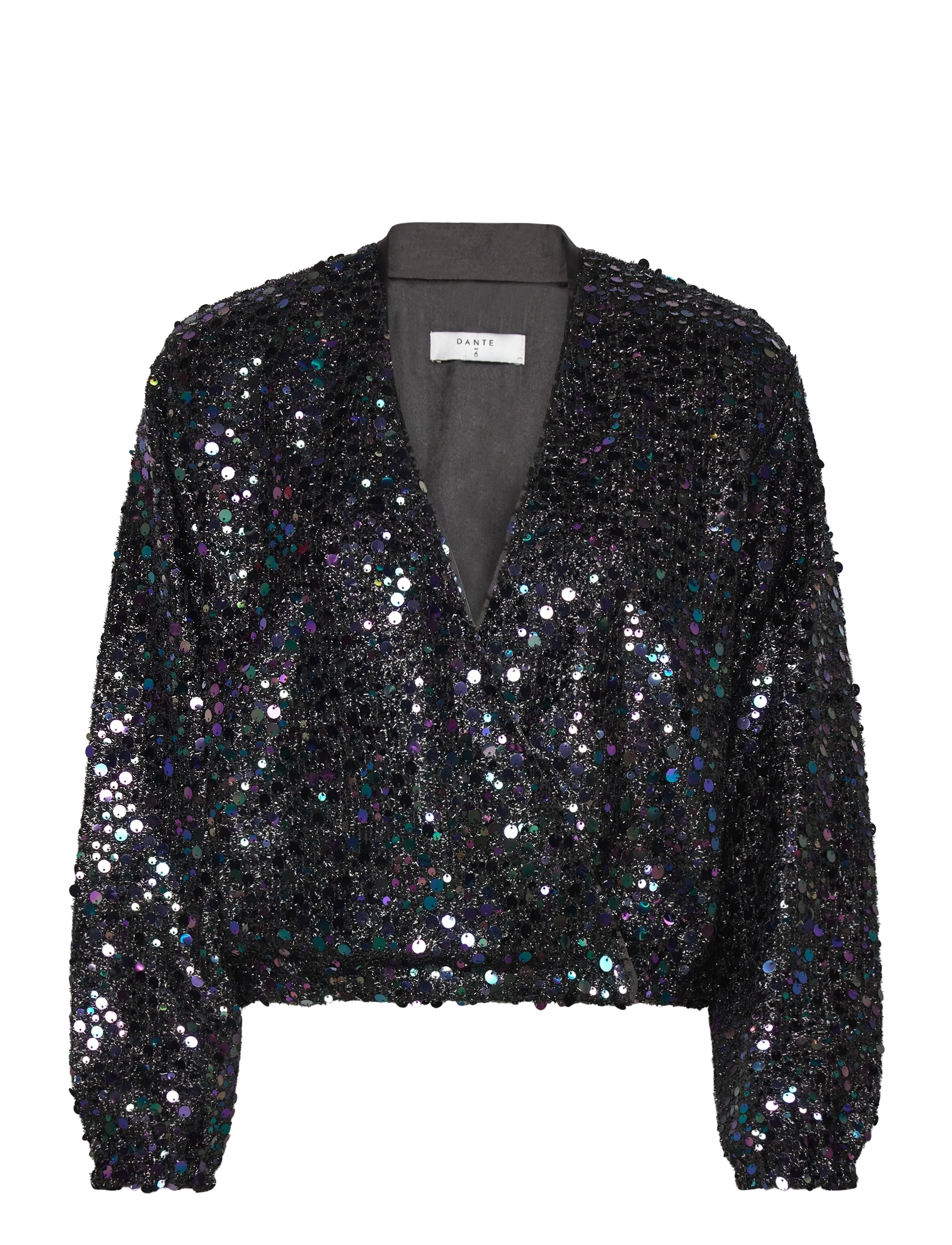 Dante6 - Dante6-Maisa sequins blouson - cropped-blazer - raven - 0