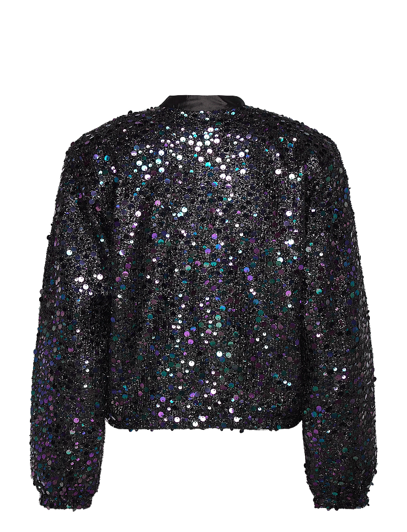 Dante6 - Dante6-Maisa sequins blouson - lühikesed jakid - raven - 1