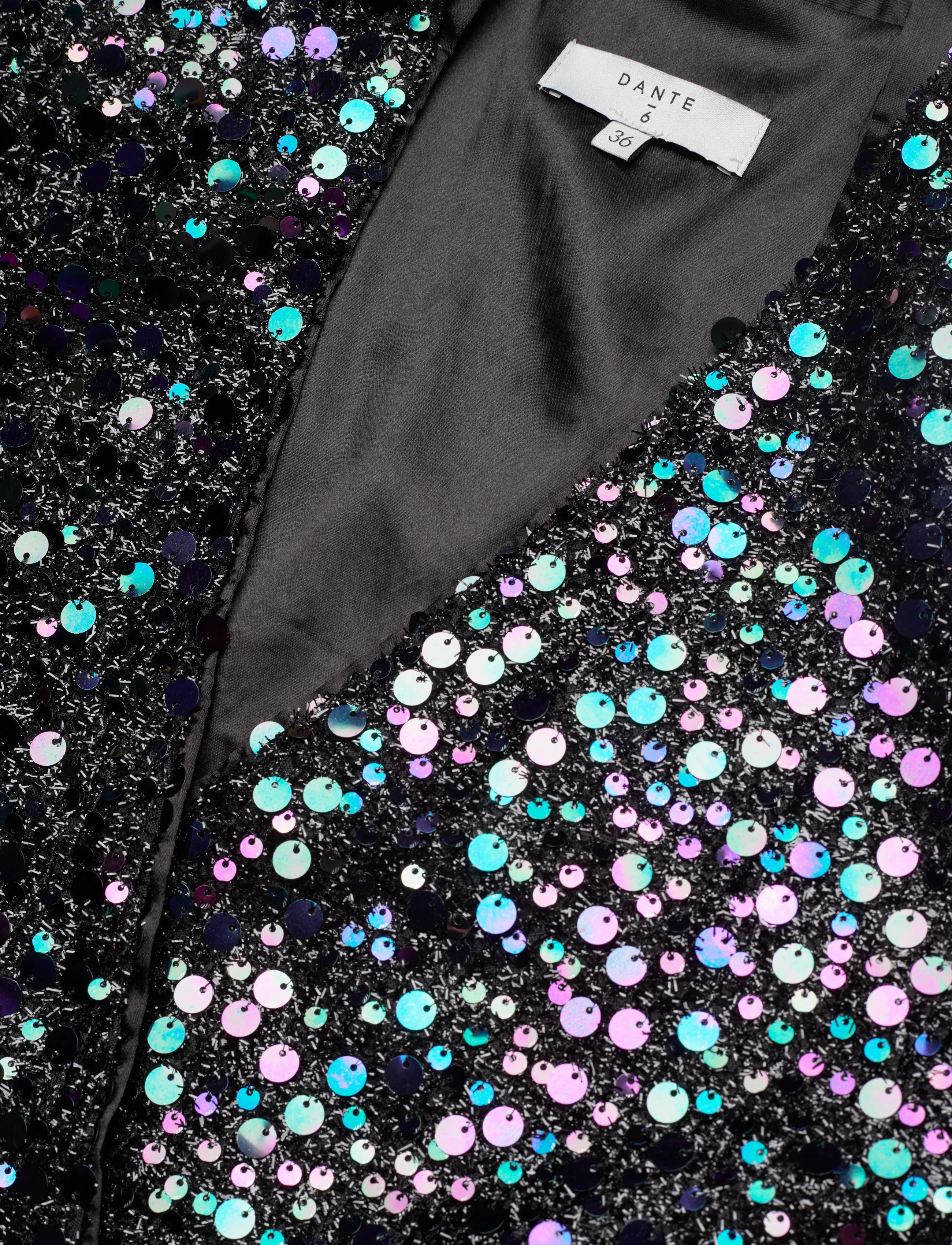 Dante6 - Dante6-Maisa sequins blouson - cropped-blazer - raven - 2