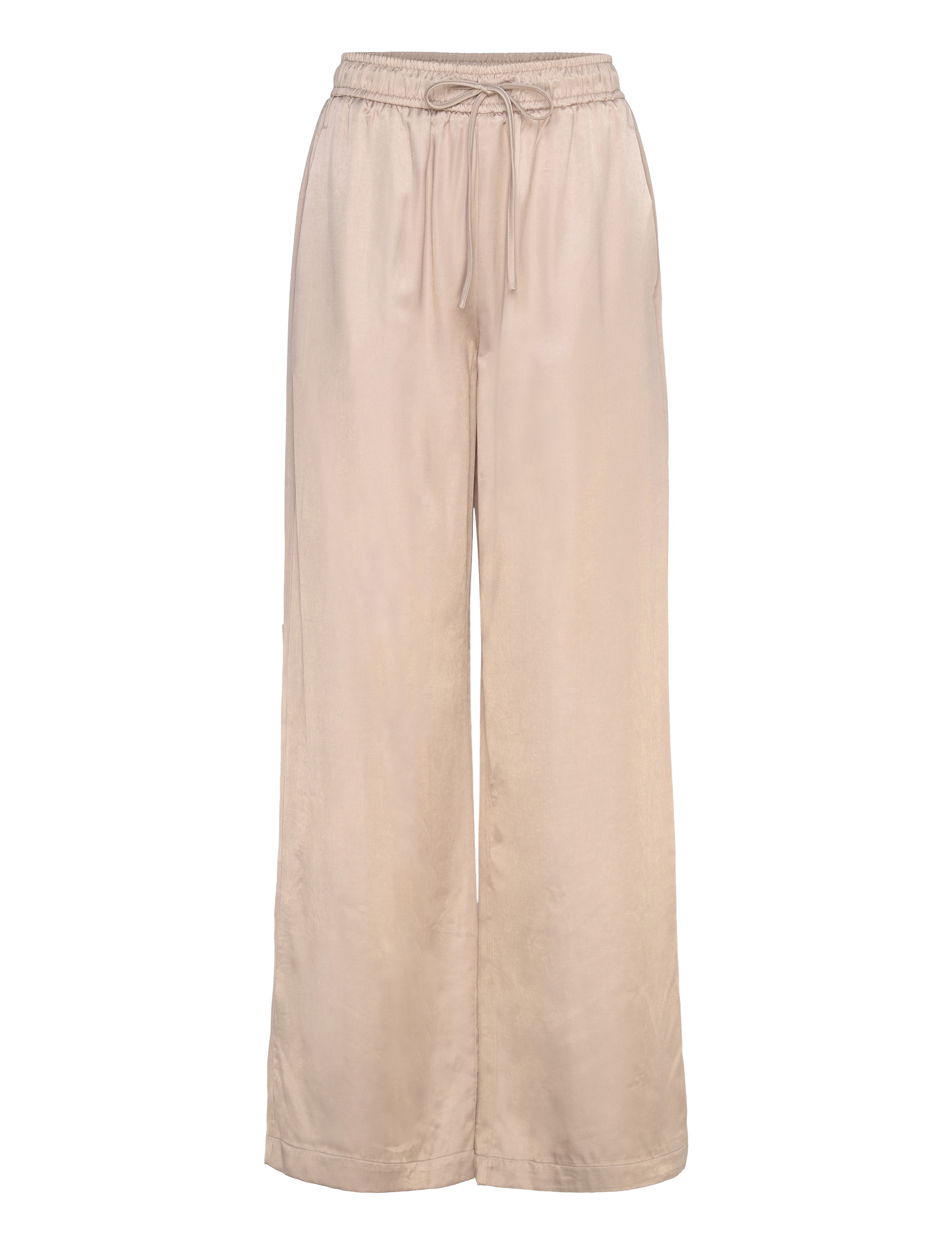 Dante6 - Noldy wide leg pants - timeless taupe - 1