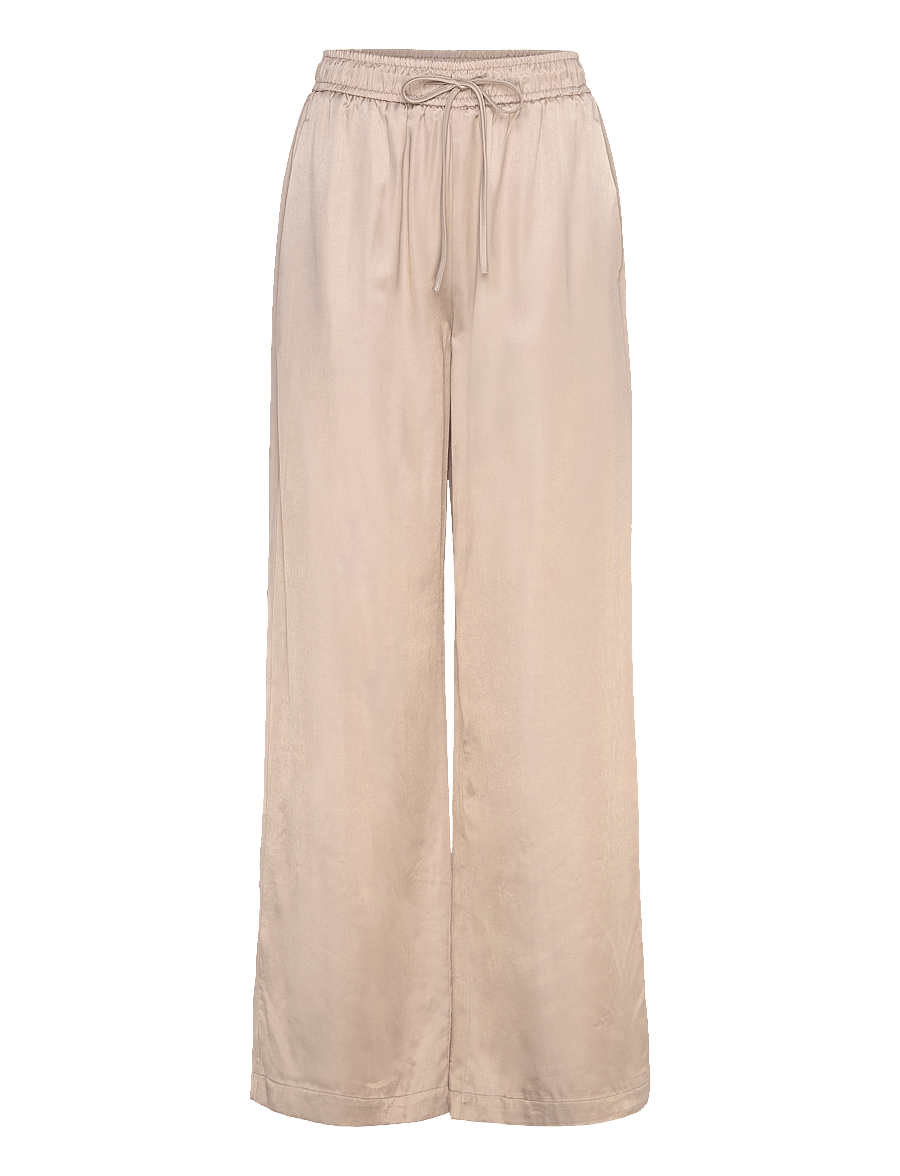 Dante6 - Noldy wide leg pants - timeless taupe - 1