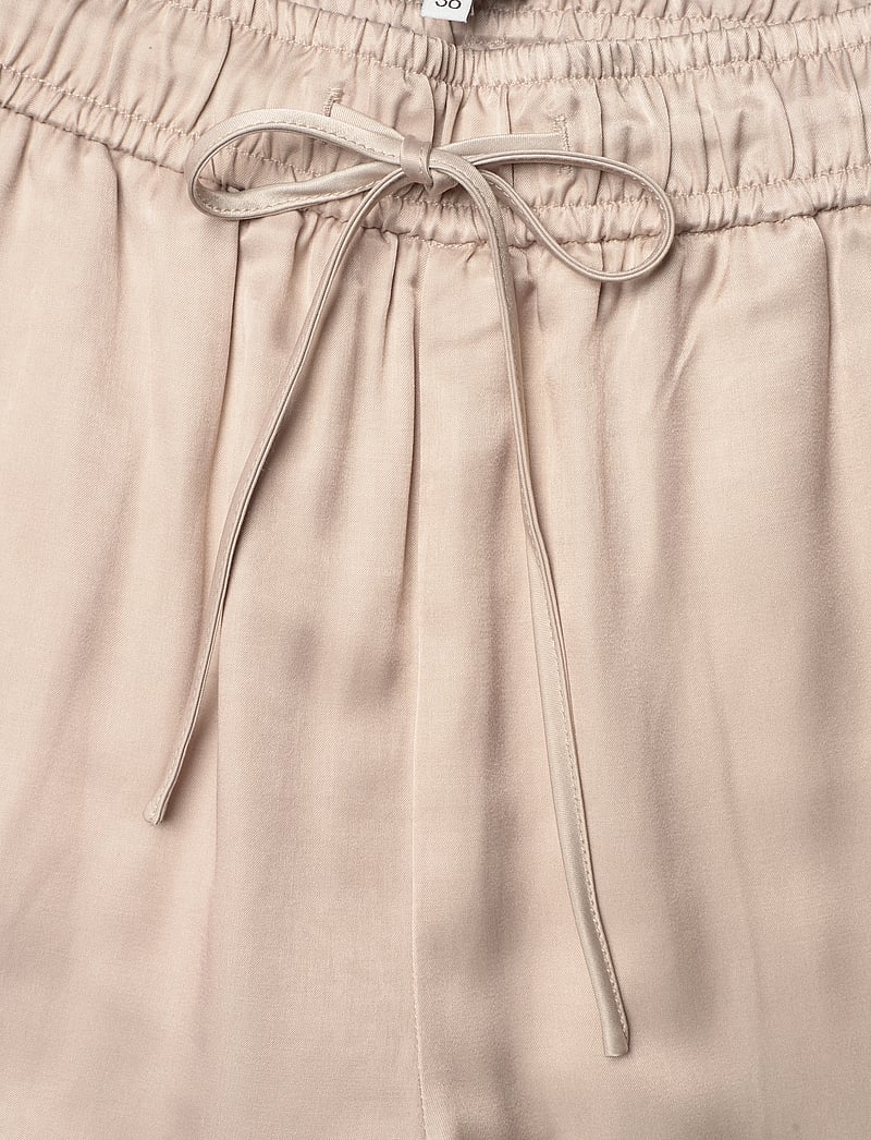 Dante6 - Noldy wide leg pants - bikses ar platām starām - timeless taupe - 3
