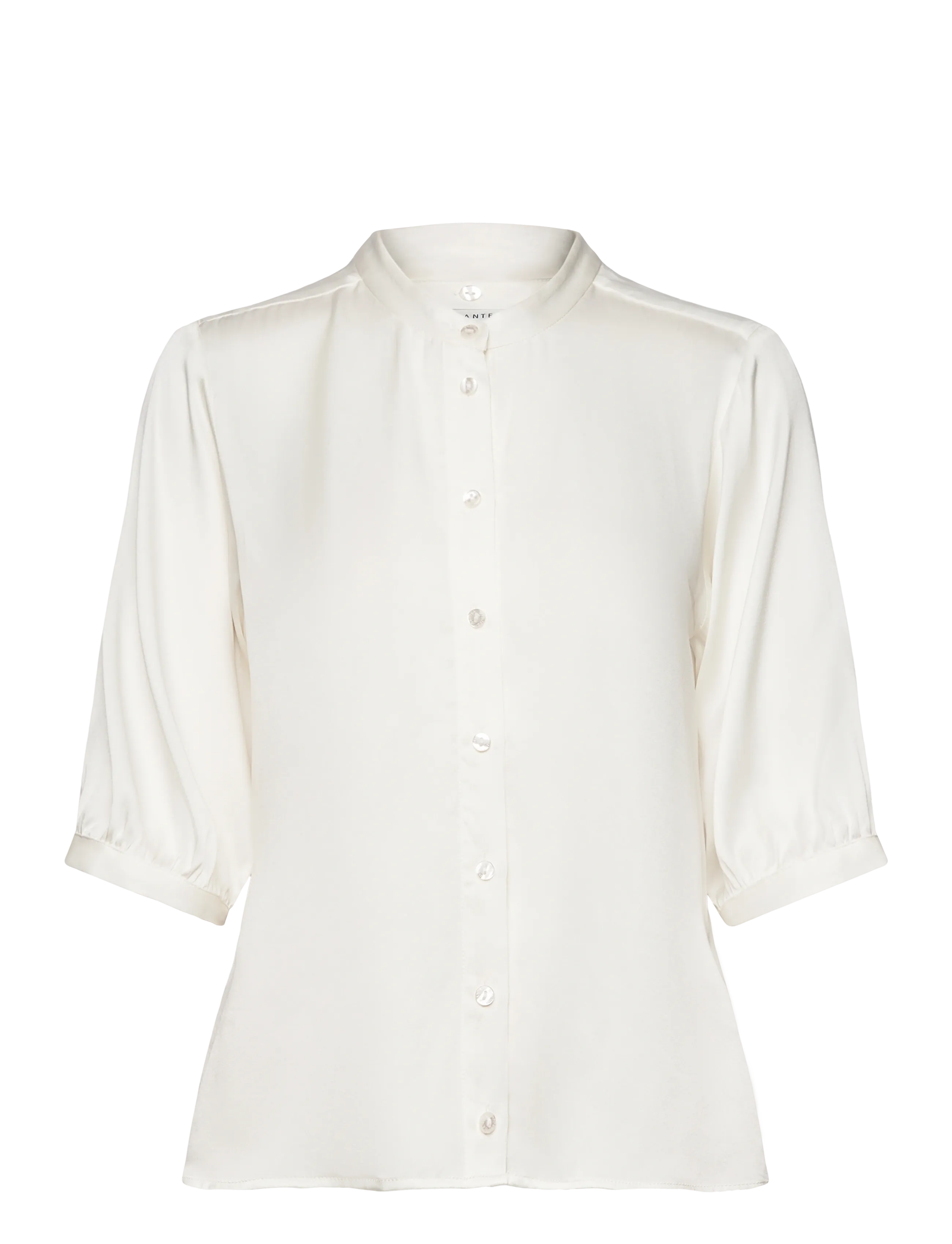 Dante6 - Dante6-Vaila silk scarf bow blouse - ecru - 2