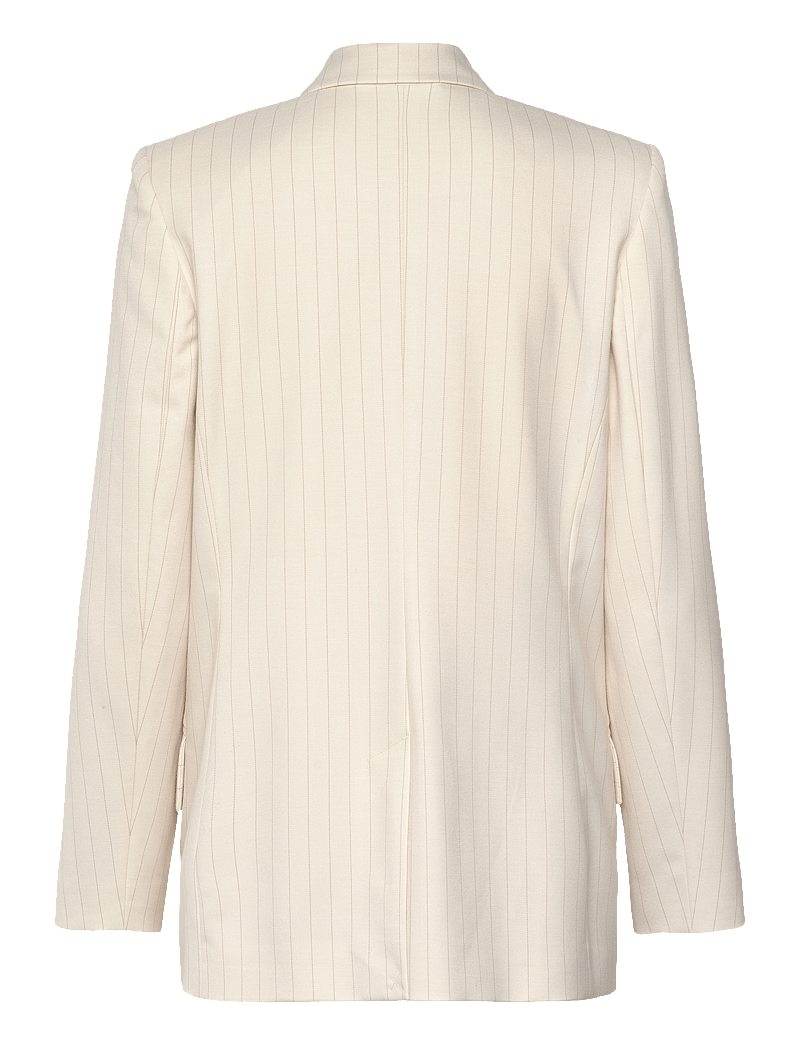 Dante6 - Bourneville blazer - kahes joones nööpidega bleiserid - ecru - 2